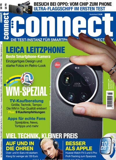 Titelbild der Ausgabe 7/2026 von connect. Diese Zeitschrift und viele weitere Audiomagazine, Filmmagazine und Fotozeitschriften als Abo oder epaper bei United Kiosk online kaufen.