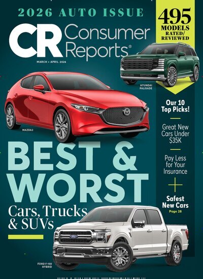 Titelbild der Ausgabe 3/2026 von Consumer Reports. Diese Zeitschrift und viele weitere Wirtschaftsmagazine und Politikmagazine als Abo oder epaper bei United Kiosk online kaufen.