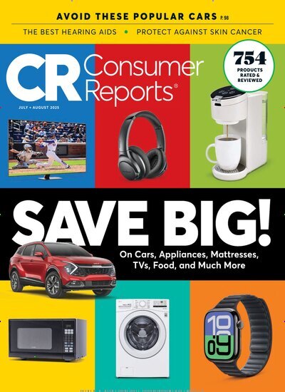 Titelbild der Ausgabe 5/2025 von Consumer Reports. Diese Zeitschrift und viele weitere Wirtschaftsmagazine und Politikmagazine als Abo oder epaper bei United Kiosk online kaufen.