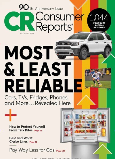Titelbild der Ausgabe 5/2026 von Consumer Reports. Diese Zeitschrift und viele weitere Wirtschaftsmagazine und Politikmagazine als Abo oder epaper bei United Kiosk online kaufen.