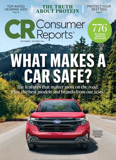 Titelbild der Ausgabe 9/2026 von Consumer Reports. Diese Zeitschrift und viele weitere Wirtschaftsmagazine und Politikmagazine als Abo oder epaper bei United Kiosk online kaufen.