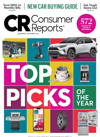Titelbild der Ausgabe 11/2025 von Consumer Reports. Diese Zeitschrift und viele weitere Wirtschaftsmagazine und Politikmagazine als Abo oder epaper bei United Kiosk online kaufen.