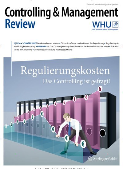 Titelbild der Ausgabe 2/2026 von Controlling & Management Review. Diese Zeitschrift und viele weitere Businessmagazine als Abo oder epaper bei United Kiosk online kaufen.