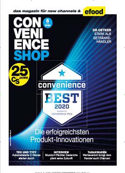 Titelbild der Ausgabe 1/2021 von Convenience Shop. Diese Zeitschrift und viele weitere Gastronomiezeitschriften, Fashionmagazine, Beautymagazine als Abo oder epaper bei United Kiosk online kaufen.