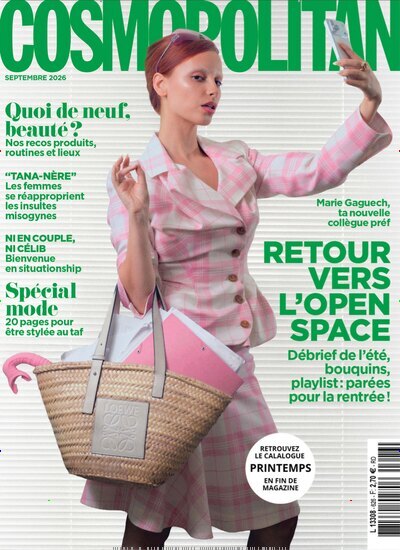 Titelbild der Ausgabe 8/2026 von Cosmopolitan Frankreich. Diese Zeitschrift und viele weitere Frauenzeitschriften als Abo oder epaper bei United Kiosk online kaufen.