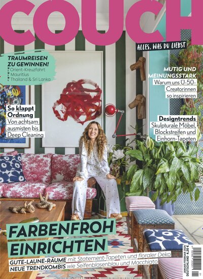 Titelbild der Ausgabe 1/2026 von Couch. Diese Zeitschrift und viele weitere Frauenzeitschriften als Abo oder epaper bei United Kiosk online kaufen.