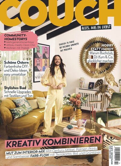 Titelbild der Ausgabe 2/2026 von Couch. Diese Zeitschrift und viele weitere Frauenzeitschriften als Abo oder epaper bei United Kiosk online kaufen.