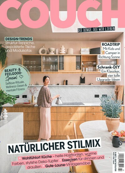 Titelbild der Ausgabe 3/2024 von Couch. Diese Zeitschrift und viele weitere Frauenzeitschriften als Abo oder epaper bei United Kiosk online kaufen.