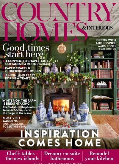Titelbild der Ausgabe 1/2026 von Country Homes & Interiors. Diese Zeitschrift und viele weitere Gartenzeitschriften und Wohnzeitschriften als Abo oder epaper bei United Kiosk online kaufen.