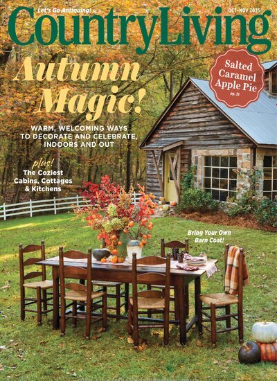 Titelbild der Ausgabe 5/2025 von Country Living USA. Diese Zeitschrift und viele weitere Gartenzeitschriften und Wohnzeitschriften als Abo oder epaper bei United Kiosk online kaufen.