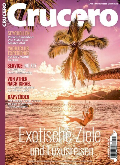 Titelbild der Ausgabe 33/2023 von Crucero. Diese Zeitschrift und viele weitere Reisemagazine, Freizeitmagazine und Wissensmagazine als Abo oder epaper bei United Kiosk online kaufen.