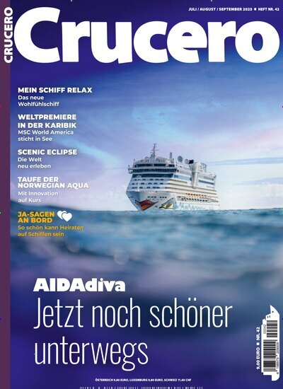 Titelbild der Ausgabe 42/2025 von Crucero. Diese Zeitschrift und viele weitere Reisemagazine, Freizeitmagazine und Wissensmagazine als Abo oder epaper bei United Kiosk online kaufen.