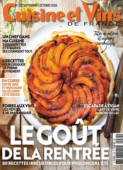 Titelbild der Ausgabe 7/2026 von Cuisine et Vins de France. Diese Zeitschrift und viele weitere Gartenzeitschriften und Wohnzeitschriften als Abo oder epaper bei United Kiosk online kaufen.