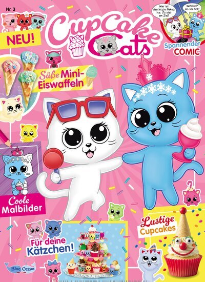 Titelbild der Ausgabe 3/2025 von CupCakeCats. Diese Zeitschrift und viele weitere Jugendzeitschriften und Kinderzeitschriften als Abo oder epaper bei United Kiosk online kaufen.