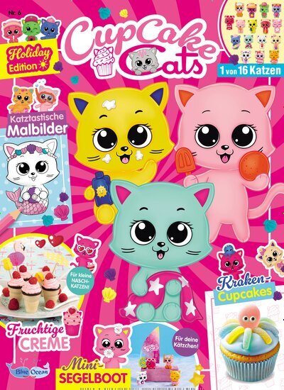 Titelbild der Ausgabe 6/2026 von CupCakeCats. Diese Zeitschrift und viele weitere Jugendzeitschriften und Kinderzeitschriften als Abo oder epaper bei United Kiosk online kaufen.