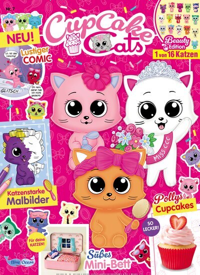 Titelbild der Ausgabe 7/2026 von CupCakeCats. Diese Zeitschrift und viele weitere Jugendzeitschriften und Kinderzeitschriften als Abo oder epaper bei United Kiosk online kaufen.
