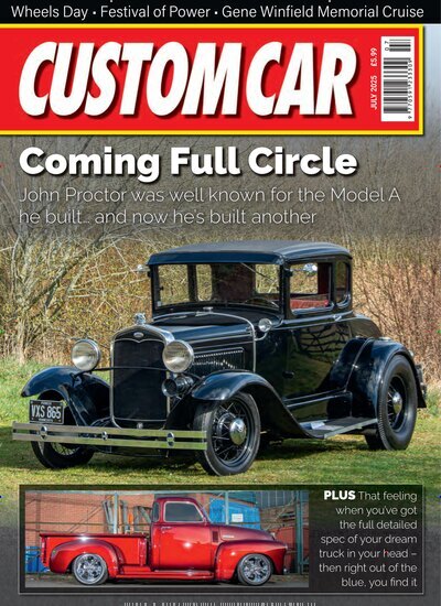 Titelbild der Ausgabe 7/2025 von Custom Car. Diese Zeitschrift und viele weitere Automagazine und Motorradzeitschriften als Abo oder epaper bei United Kiosk online kaufen.