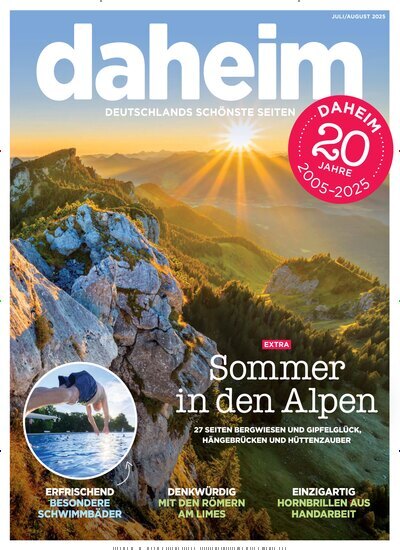 Titelbild der Ausgabe 4/2025 von daheim. Diese Zeitschrift und viele weitere Gartenzeitschriften und Wohnzeitschriften als Abo oder epaper bei United Kiosk online kaufen.