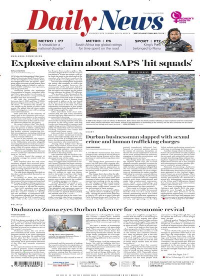 Titelbild der Ausgabe 152/2026 von Daily News. Diese Zeitschrift und viele weitere Zeitungsabos als Abo oder epaper bei United Kiosk online kaufen.