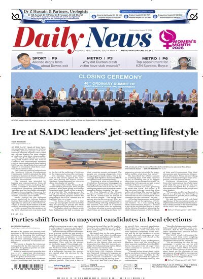 Titelbild der Ausgabe 156/2026 von Daily News. Diese Zeitschrift und viele weitere Zeitungsabos als Abo oder epaper bei United Kiosk online kaufen.