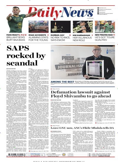 Titelbild der Ausgabe 168/2025 von Daily News. Diese Zeitschrift und viele weitere Zeitungsabos als Abo oder epaper bei United Kiosk online kaufen.