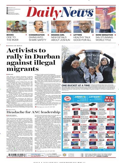 Titelbild der Ausgabe 190/2025 von Daily News. Diese Zeitschrift und viele weitere Zeitungsabos als Abo oder epaper bei United Kiosk online kaufen.