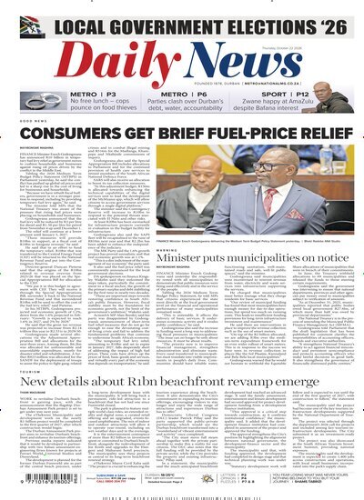 Titelbild der Ausgabe 201/2026 von Daily News. Diese Zeitschrift und viele weitere Zeitungsabos als Abo oder epaper bei United Kiosk online kaufen.