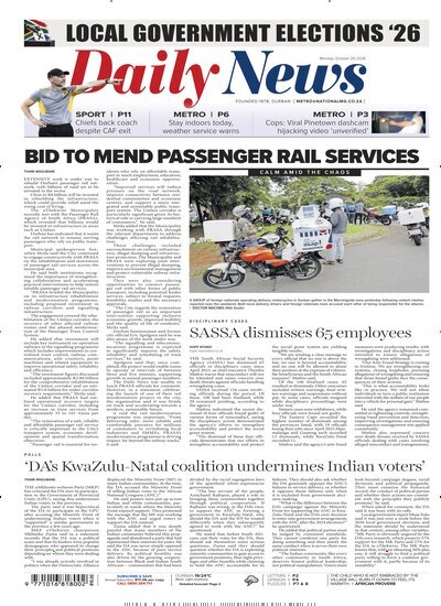 Titelbild der Ausgabe 203/2026 von Daily News. Diese Zeitschrift und viele weitere Zeitungsabos als Abo oder epaper bei United Kiosk online kaufen.