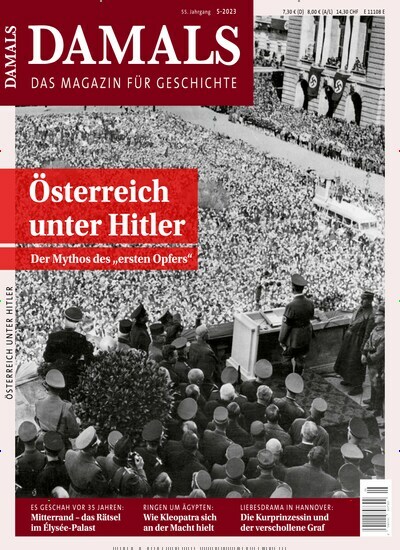 Titelbild der Ausgabe 5/2023 von Damals. Diese Zeitschrift und viele weitere Reisemagazine, Freizeitmagazine und Wissensmagazine als Abo oder epaper bei United Kiosk online kaufen.