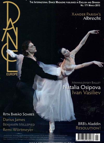 Dance Europe aktuelles Titelbild Ausgabe 3/2013 Aktuelles Titelbild von Dance Europe. Entdecken Sie jetzt die Ausgabe 3/2013. Lesen Sie gerne Reisemagazine, Freizeitmagazine und Wissensmagazine? Dann empfehlen wir Ihnen Dance Europe als Abo oder Geschenkabo.