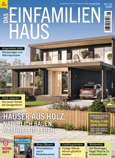 Titelbild der Ausgabe 8/2025 von Das Einfamilienhaus. Diese Zeitschrift und viele weitere Gartenzeitschriften und Wohnzeitschriften als Abo oder epaper bei United Kiosk online kaufen.