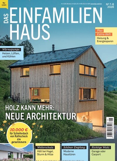 Titelbild der Ausgabe 8/2026 von Das Einfamilienhaus. Diese Zeitschrift und viele weitere Gartenzeitschriften und Wohnzeitschriften als Abo oder epaper bei United Kiosk online kaufen.