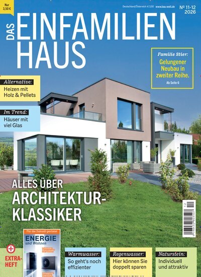 Titelbild der Ausgabe 12/2026 von Das Einfamilienhaus. Diese Zeitschrift und viele weitere Gartenzeitschriften und Wohnzeitschriften als Abo oder epaper bei United Kiosk online kaufen.