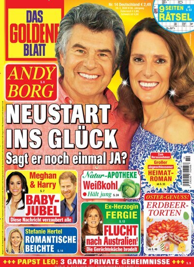 Titelbild der Ausgabe 14/2026 von Das goldene Blatt. Diese Zeitschrift und viele weitere Frauenzeitschriften als Abo oder epaper bei United Kiosk online kaufen.