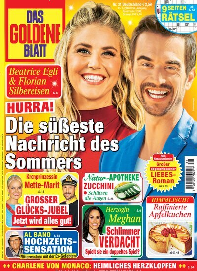 Titelbild der Ausgabe 31/2026 von Das goldene Blatt. Diese Zeitschrift und viele weitere Frauenzeitschriften als Abo oder epaper bei United Kiosk online kaufen.