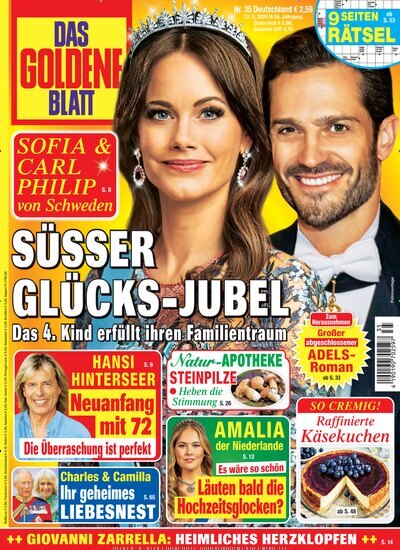 Titelbild der Ausgabe 35/2026 von Das goldene Blatt. Diese Zeitschrift und viele weitere Frauenzeitschriften als Abo oder epaper bei United Kiosk online kaufen.