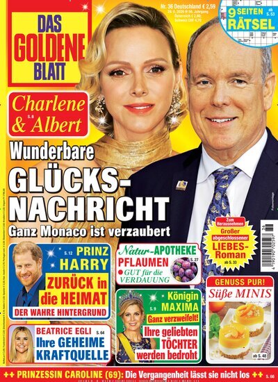 Titelbild der Ausgabe 36/2026 von Das goldene Blatt. Diese Zeitschrift und viele weitere Frauenzeitschriften als Abo oder epaper bei United Kiosk online kaufen.