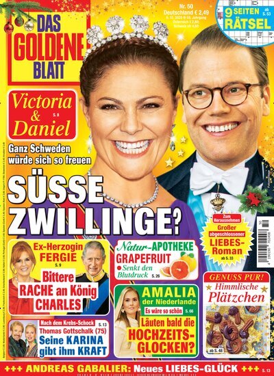 Titelbild der Ausgabe 50/2025 von Das goldene Blatt. Diese Zeitschrift und viele weitere Frauenzeitschriften als Abo oder epaper bei United Kiosk online kaufen.