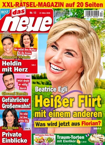 Titelbild der Ausgabe 13/2026 von Das Neue. Diese Zeitschrift und viele weitere Frauenzeitschriften als Abo oder epaper bei United Kiosk online kaufen.