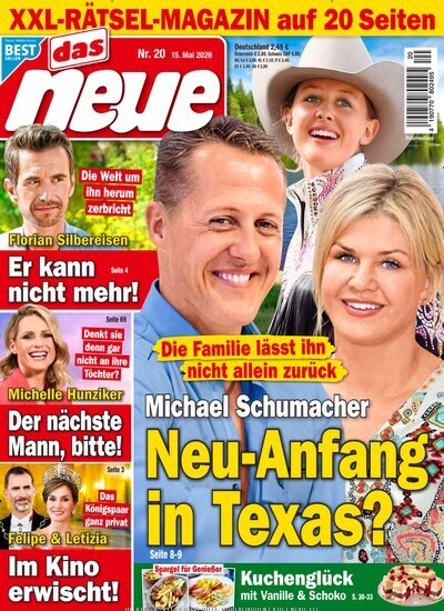 Titelbild der Ausgabe 20/2026 von Das Neue. Diese Zeitschrift und viele weitere Frauenzeitschriften als Abo oder epaper bei United Kiosk online kaufen.