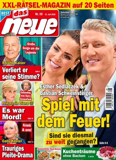 Titelbild der Ausgabe 28/2026 von Das Neue. Diese Zeitschrift und viele weitere Frauenzeitschriften als Abo oder epaper bei United Kiosk online kaufen.