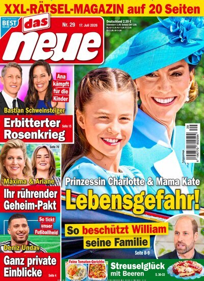 Titelbild der Ausgabe 29/2026 von Das Neue. Diese Zeitschrift und viele weitere Frauenzeitschriften als Abo oder epaper bei United Kiosk online kaufen.