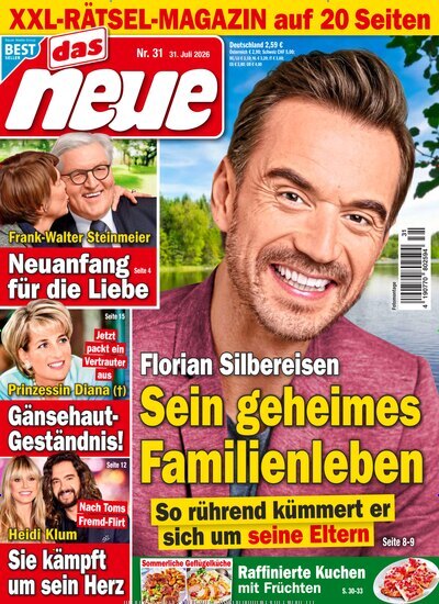 Titelbild der Ausgabe 31/2026 von Das Neue. Diese Zeitschrift und viele weitere Frauenzeitschriften als Abo oder epaper bei United Kiosk online kaufen.