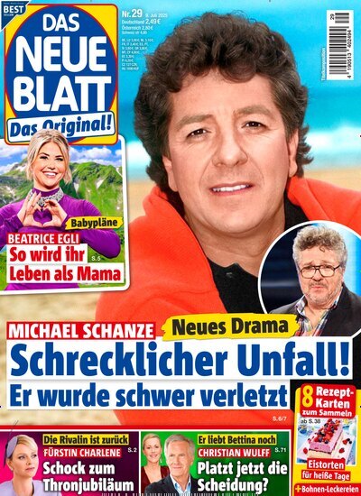 Titelbild der Ausgabe 29/2025 von Das neue Blatt. Diese Zeitschrift und viele weitere Frauenzeitschriften als Abo oder epaper bei United Kiosk online kaufen.