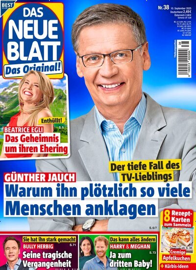 Titelbild der Ausgabe 38/2025 von Das neue Blatt. Diese Zeitschrift und viele weitere Frauenzeitschriften als Abo oder epaper bei United Kiosk online kaufen.