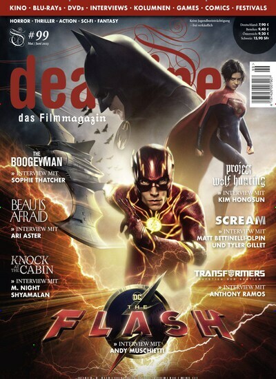 Titelbild der Ausgabe 99/2023 von deadline - das Filmmagazin. Diese Zeitschrift und viele weitere Audiomagazine, Filmmagazine und Fotozeitschriften als Abo oder epaper bei United Kiosk online kaufen.