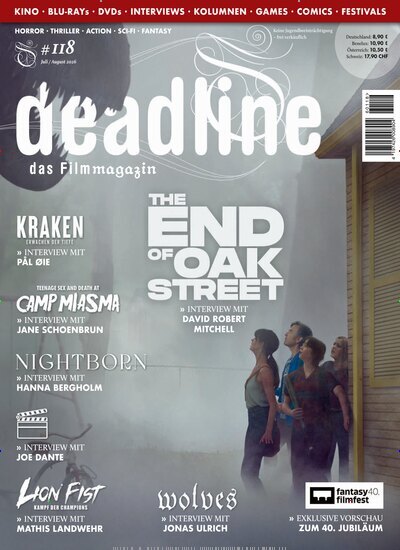 Titelbild der Ausgabe 118/2026 von deadline - das Filmmagazin. Diese Zeitschrift und viele weitere Audiomagazine, Filmmagazine und Fotozeitschriften als Abo oder epaper bei United Kiosk online kaufen.