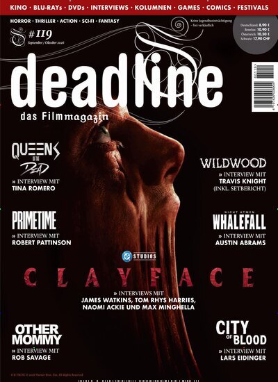 Titelbild der Ausgabe 119/2026 von deadline - das Filmmagazin. Diese Zeitschrift und viele weitere Audiomagazine, Filmmagazine und Fotozeitschriften als Abo oder epaper bei United Kiosk online kaufen.
