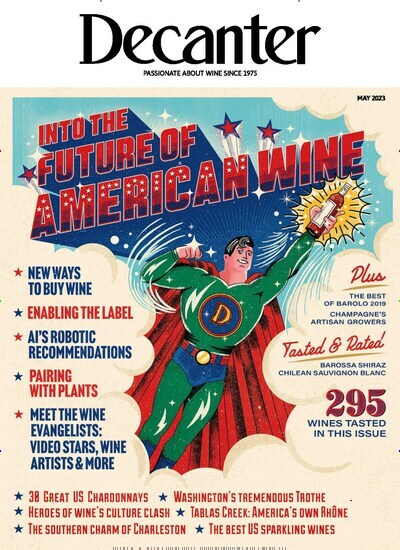 Titelbild der Ausgabe 5/2023 von Decanter. Diese Zeitschrift und viele weitere Gartenzeitschriften und Wohnzeitschriften als Abo oder epaper bei United Kiosk online kaufen.