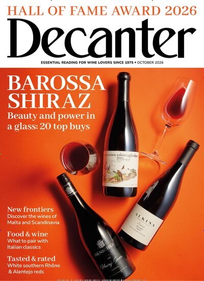 Titelbild der Ausgabe 10/2026 von Decanter. Diese Zeitschrift und viele weitere Gartenzeitschriften und Wohnzeitschriften als Abo oder epaper bei United Kiosk online kaufen.